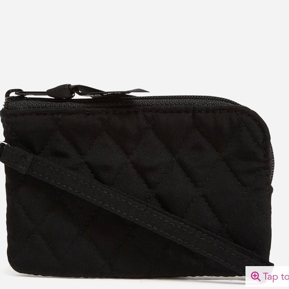 Vera Bradley Handbags - Vera Bradley Black Zip ID Case - NWT